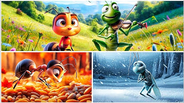 Ant and a lazy grasshopper story 🦗 Chotta Explorers 🎉