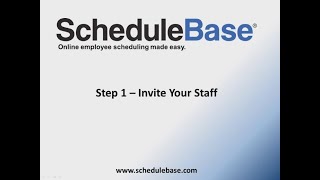 Step 1   Invite Your Staff