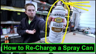 Rust-oleum spray can won't spray? This MAY Fix It