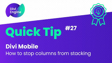 How to Fix Columns and Modules Stacking in Divi Theme on Mobile Devices