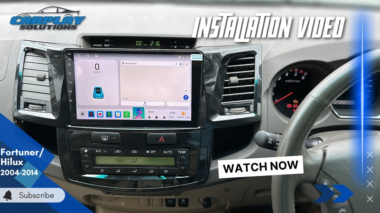 Установка Android-радио на Toyota Fortuner / Hilux 2010 своими руками