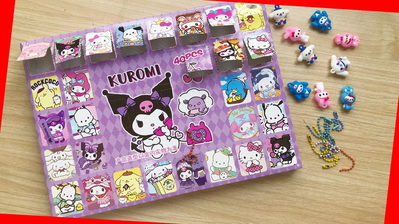 Mở hộp 40 món quà bất ngờ Kumori bí ẩn - Hidden box, kuromi surprise ...