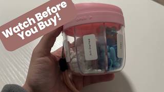 Honest Review: Cute Pill Dispenser with 7 Compartments, Pill Bottle Organizer | Worth It?