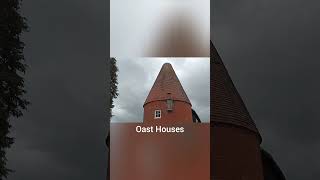 Oast Houses. Traditional buildings found mostly in Kent, for the drying of hops for making beer