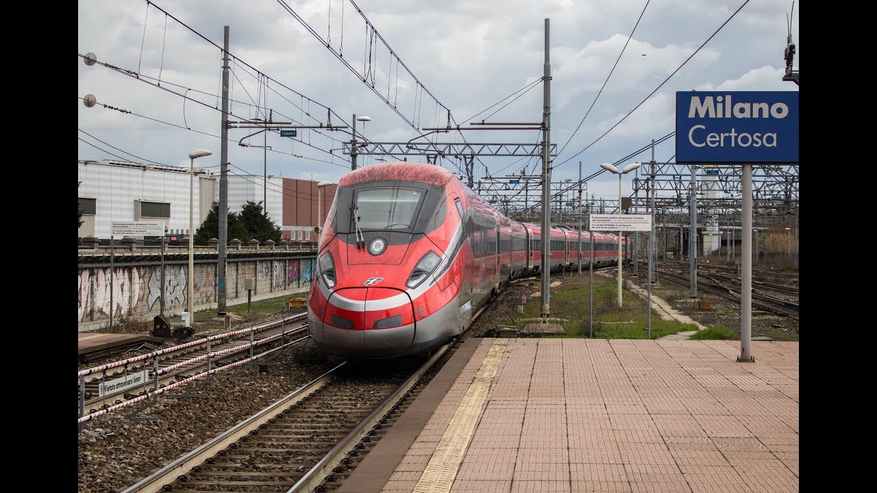 Italienische Züge in Milano Certosa / Trains at Milano Certosa /Treni a Milano Certosa