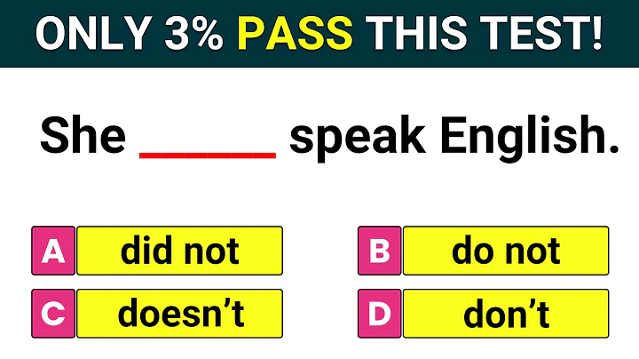 Only 3% Can Score 20/20 on This English Grammar Quiz | Can You Pass the Test?