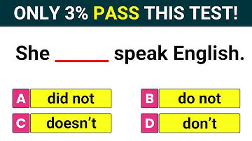 Only 3% Can Score 20/20 on This English Grammar Quiz | Can You Pass the Test?