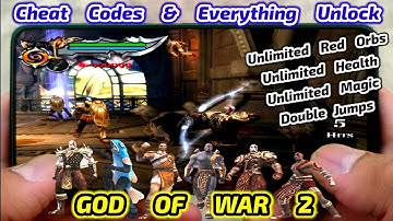God of war 2 AetherSX2 emulator cheat codes | God of war 2 AetherSX2 emulator everything unlock