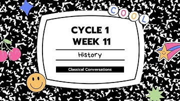 CC Cycle 1 Week 11 History