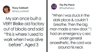 Parents Share How Their Kids Casually Dropped Some Creepy Sentences That Sent Chills Down Their Spin