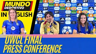 BARÇA FEMENÍ Press conference | Reactions from AITANA, ALEXIA and PERE ROMEU ahead of the final