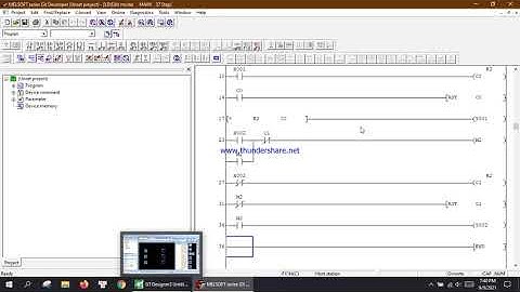3 cách lập trình một nút nhấn 2 tác động _ PLC Mitsubishi