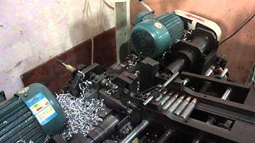 Automatic double head chamfering machine