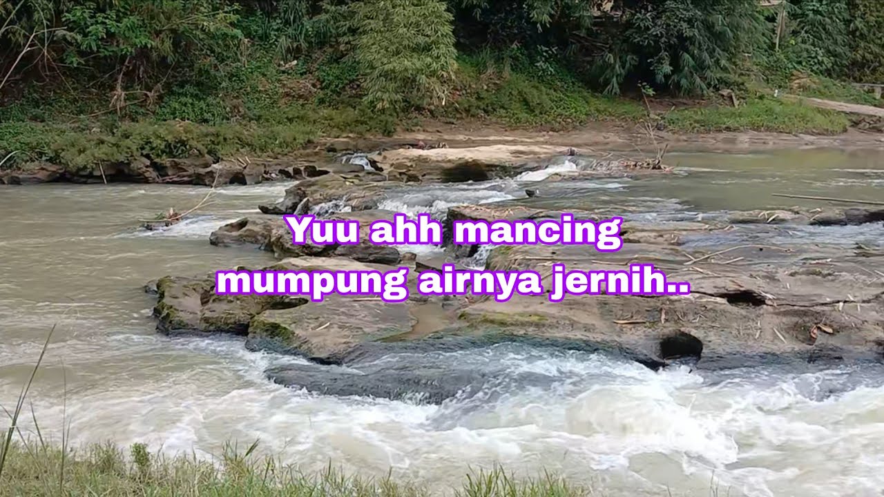 🔴LIVE Mancing di sungai sebelah jembatan 