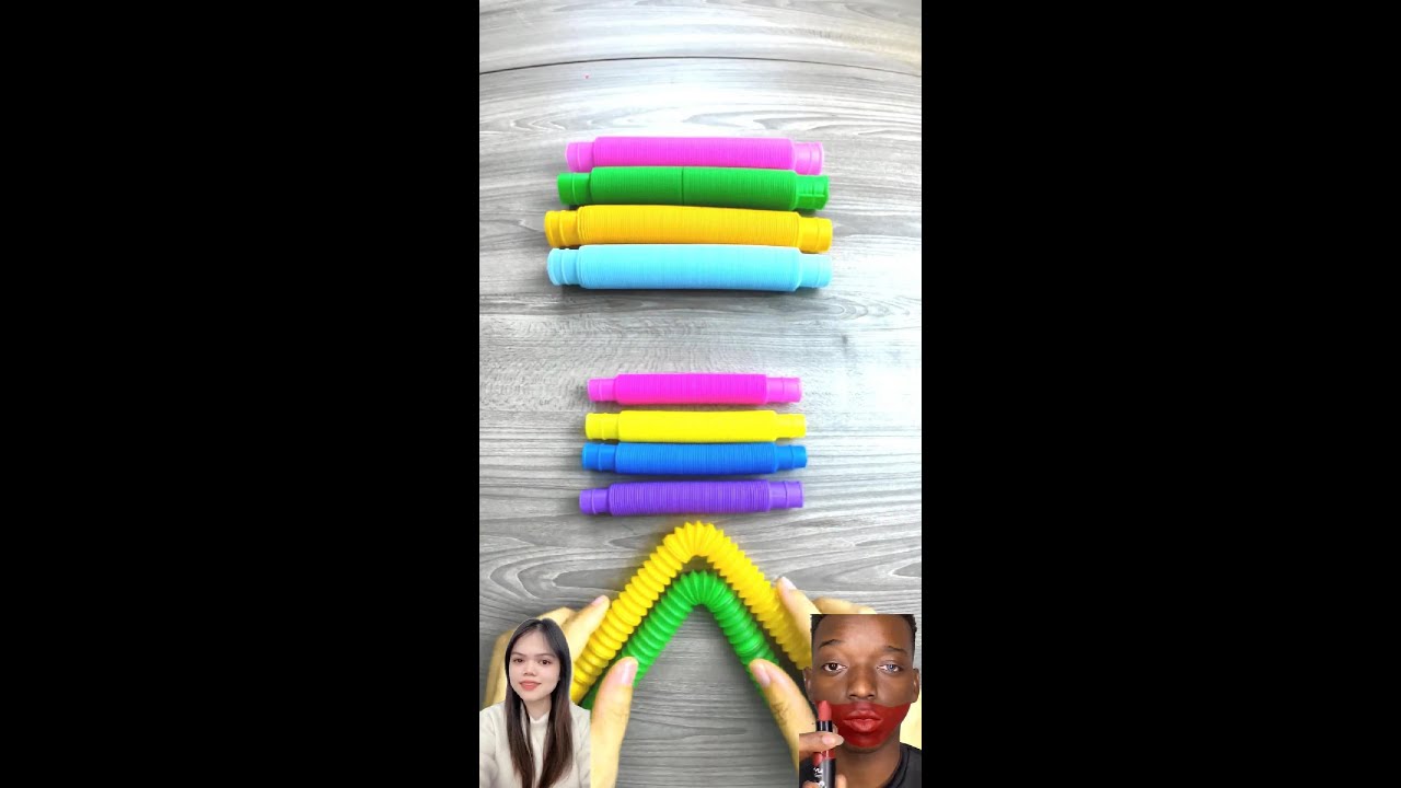 Odd-ASMR POP TUBE auto change color relaxing 