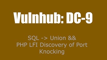 VulnHub - DC-9