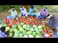 500 KG WATERMELON | Summer Health Drinks | WaterMelon Juice from Farm Fresh Fruits | Village Cooking