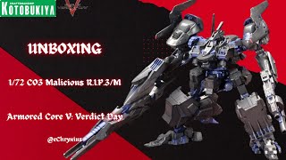 UNBOXING - 1/72 CO3 Malicious R.I.P.3/M | Armored Core V: Verdict