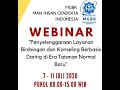 Part.1 Webmiloka Nasional BK "Era Tatanan Normal Baru "
