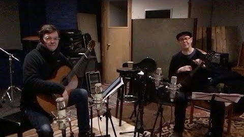 Composer David Braid & guitarist David Black, improvised warm-up