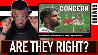 REACTING TO "Why Shedeur Sanders is NOT an NFL Quarterback"