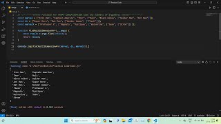 Javascript array concatination #shorts