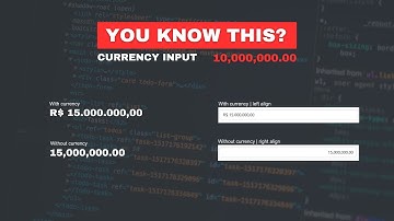 Angular Currency Input Hack | Angular 14