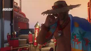 Mccree Highlight - Flash to double headshot