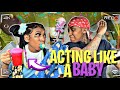 Acting Like A “BABY” To See How My GIRLFRIEND Reacts..**Hilarious**