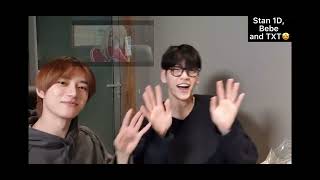 [ENG SUB] 220309 TXT Beomgyu&Soobin reaction to Louis Tomlinson, Bebe Rexha «Back To You»