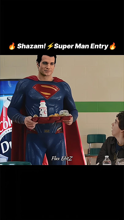 🔥 Super Man awesome entry 🔥in Shazam! 🔥 whatsapp status 🔥#ytshorts #zacharylevi