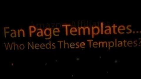 Facebook Fan Page Templates