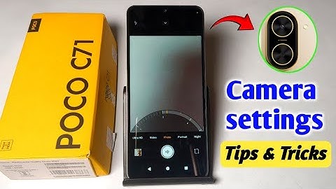 Poco C71 Camera Settings 🔥 🔥 | camera best features | tips and tricks