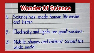 Wonder of science/ Wonder Of Science par essay/ study Hint