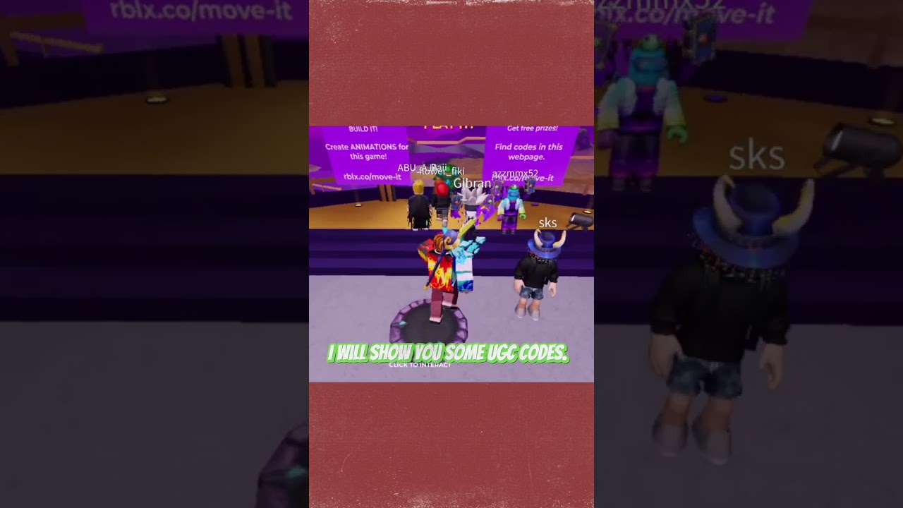 FREE UGC CODES FOR ROBLOX ISLAND OF MOVE NEW NEW CODES 2025. 