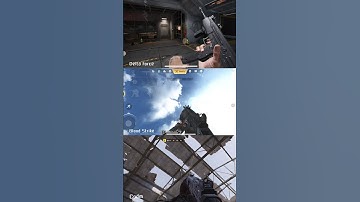 Comparative Uzi Delta Force, Blood Strike, CODM #deltaforce #bloodstrike #callofduty #fps #gaming