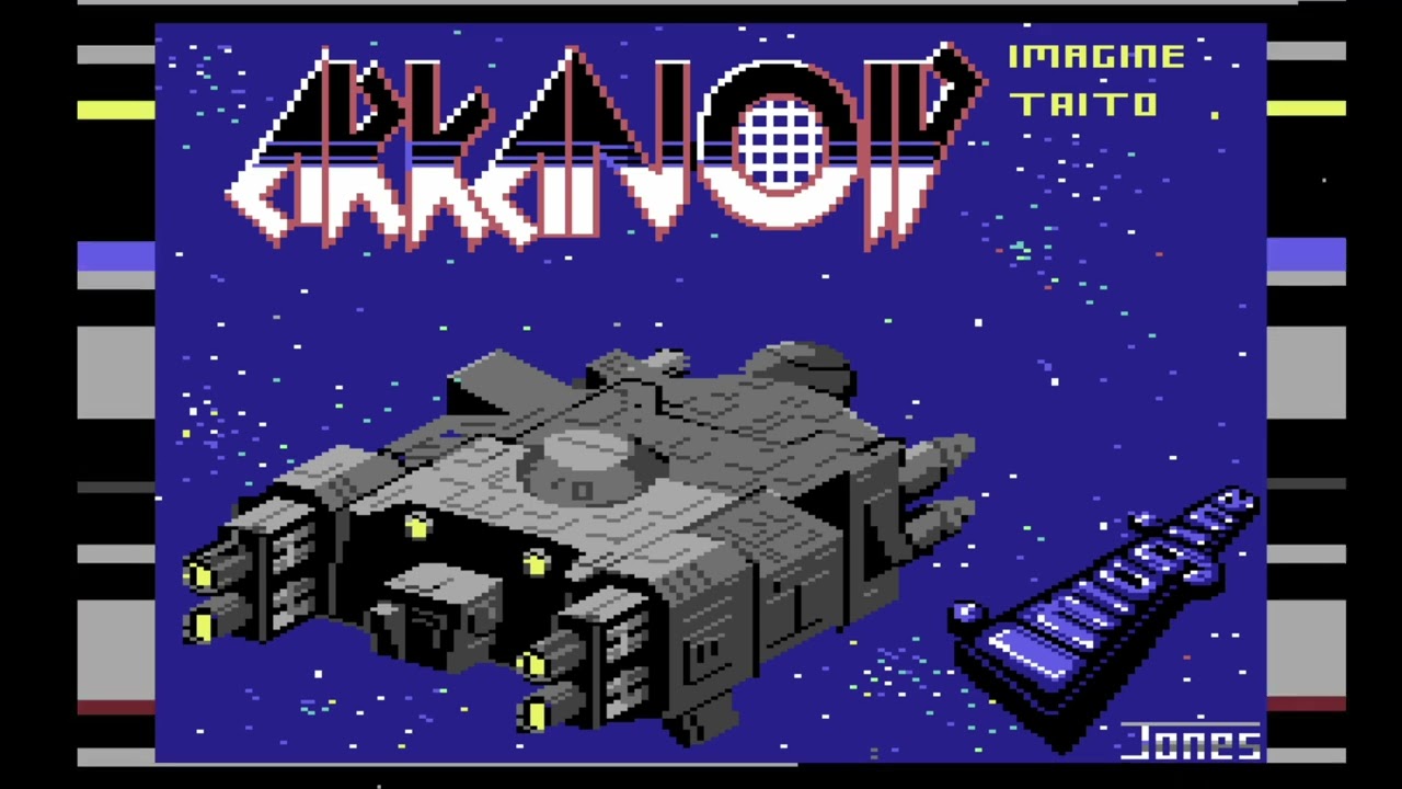Arkanoid - Commodore C64 Tape Loading screen