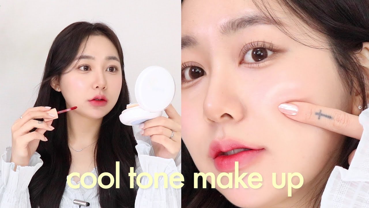 COOL MOOD💖 늦겨울에 딱 맞는 데일리 쿨톤 메이크업 (ft.요즘 손이 잘 가는 인생쿠션 소개해요 / 필터st 립조합) | jianssi