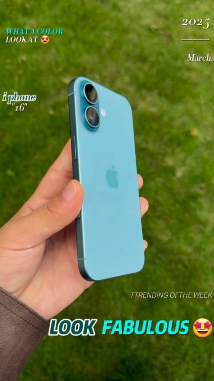 ♡iPhone16/スカイブルー（水色） iPhone 16 Sky Blue🩵 – The Most Stunning⚡ iPhone Yet
