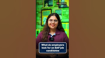 What do employers look for on SAP job candidates | ZaranTech #Shorts
