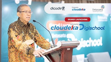 Lintasarta resmi luncurkan program CSR Lintasarta Cloudeka Digischool