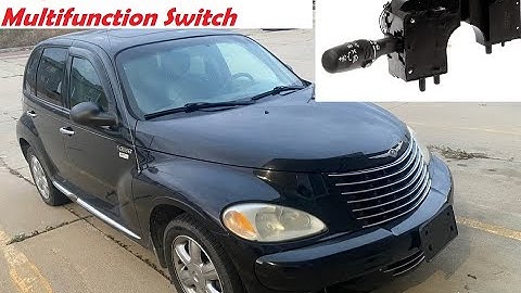 2005 Chrysler PT Cruiser - Light Switch - Multifunction Switch Assembly replacement