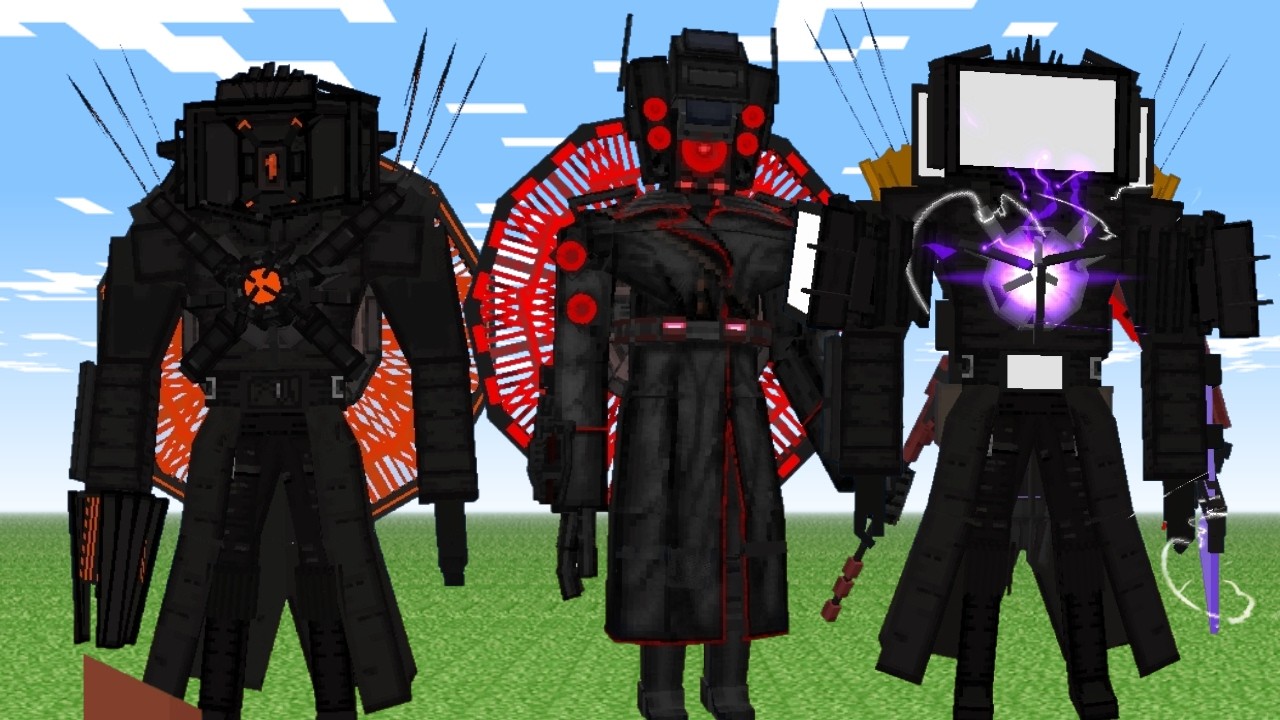 Skibidi toilet Addon in Minecraft new update