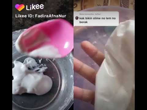 Cara Membuat Slime Tanpa Activator Tanpa Lulur Tanpa Lem Bening Tanpa Borax Tanpa Gom Tanpa Insto Youtube