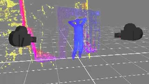 Kinect Test 004: Dual Kinect Setup - Post Cleanup - with iPi Studio