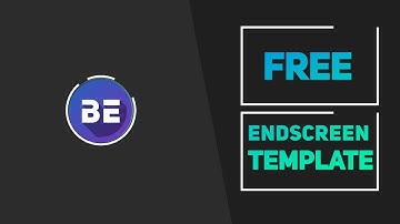FREE ! 2D Outro / Endscreen Template I No Text I Any Software | #5