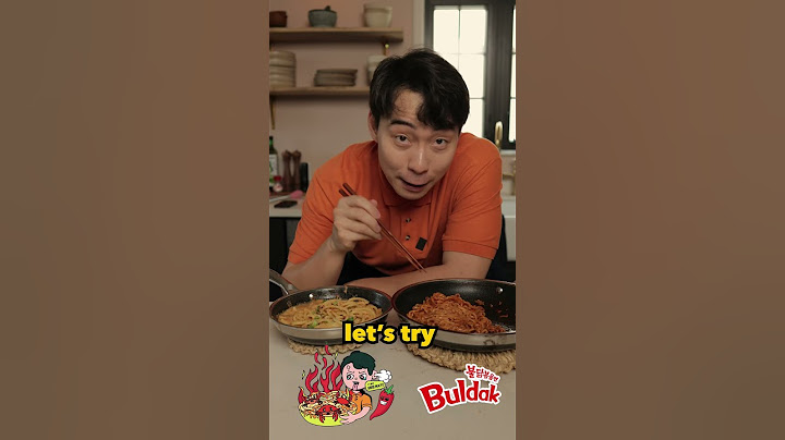 Buldak vs Chili Crab Noodle #ysoweak