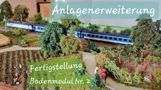 H0 Modelleisenbahn - Anlagenerweiterung Bodenmodul Nr. 2 (Teil 2)
