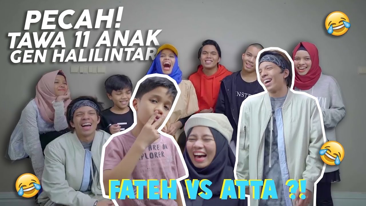 BIKIN NGAKAK ATTA HALILINTAR VS FATEH HALILINTAR PECAH TAWA 11 ANAK GEN