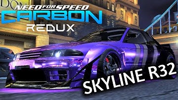 SKYLINE R32 IN NFS CARBON REDUX